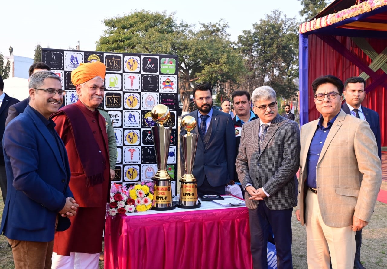 'Lt Governor inaugurates Kashmiri Pandit Premier League Cricket Tournament in Jammu'